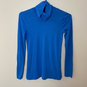 J. Crew | Blue Stretch Long Sleeve Turtleneck